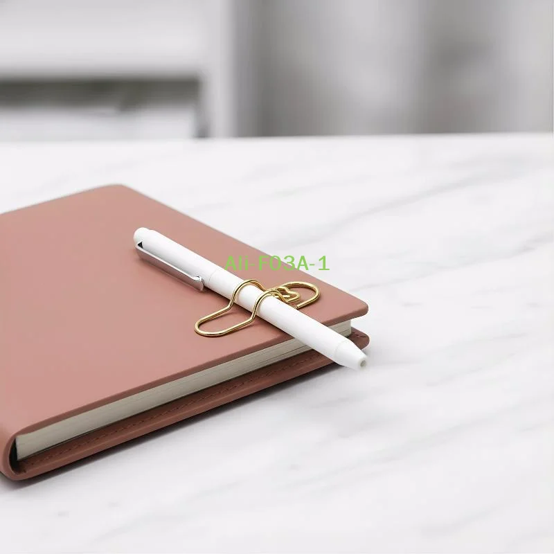 5Pcs Hanging Love Paper Clip Pen Button Notebook Pin Multifunctional Pen Clip Pen Accessories Fixed Seat Pen Clip