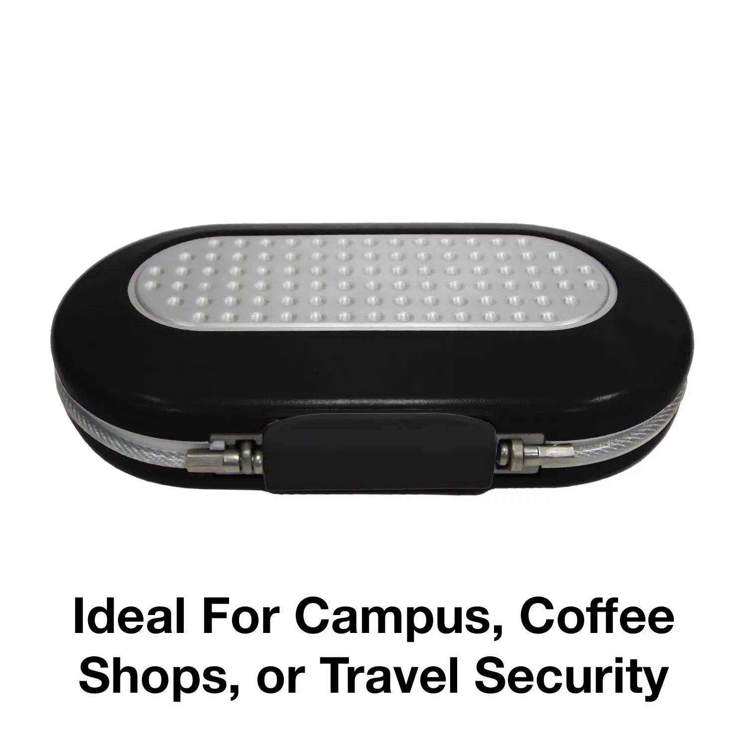 Master Lock 5900D Portable Small Lock Box Set Your Own Combination Lock Portable Safe Personal Travel Safe ‎5900D Black Grey ﻿