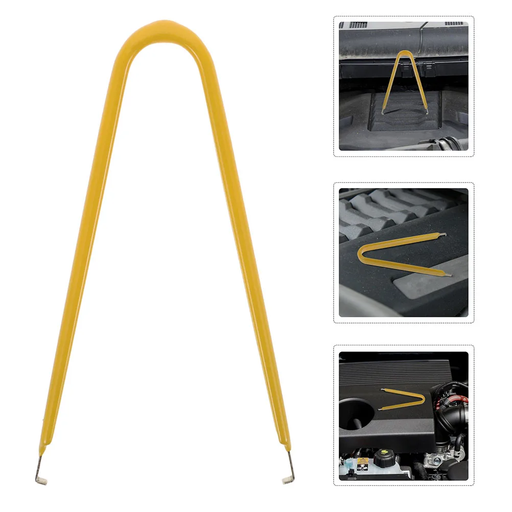 

4pcs Puller Tool Stainless Steel Remover Automotive Extractor Durable Metal Construction Compact Portable Lightweight Car