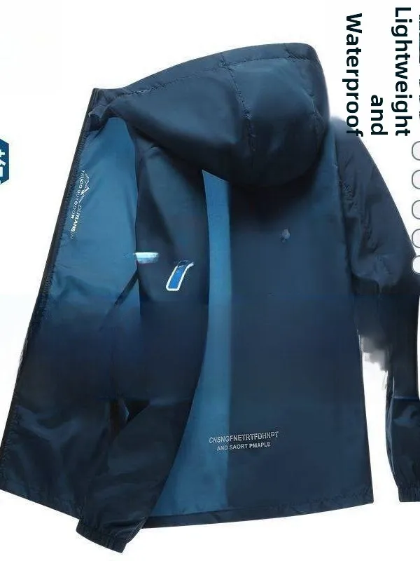 

Мужская летняя тонкая одежда из ледяного шелка с защитой от УФ-излучения, модная, дышащая, солнцезащитная, универсальная верхняя одежда свободного кроя