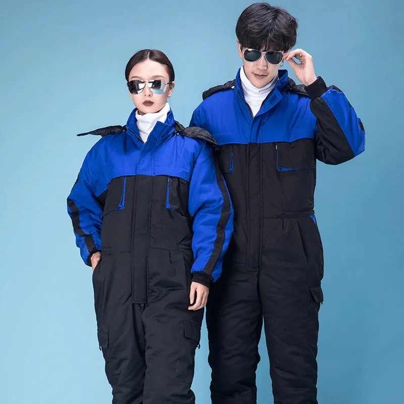 Universe Grocery Store Winter Cold One-piece Workwear Cotton Clothes Men's Cold Storage Winter Cotton Clothes