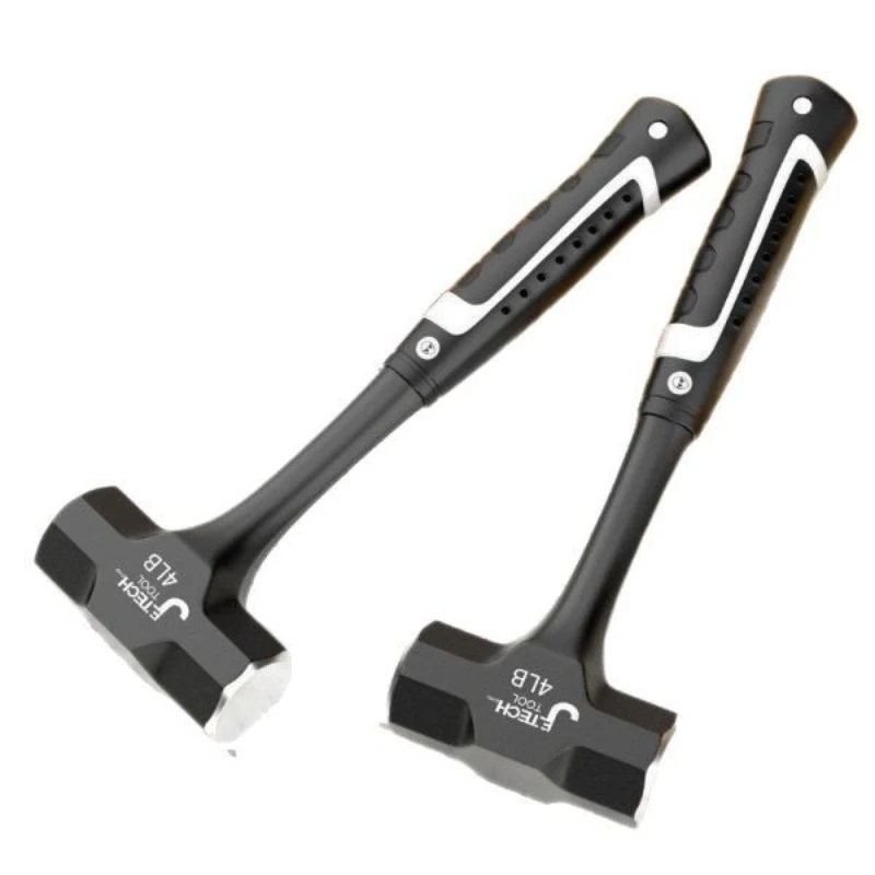 JETECH Octagonal Hammer High Carbon Steel Heavy-Duty MultiFunctional Hand Tool for Wall-Breaking High Hardness Integrated Design