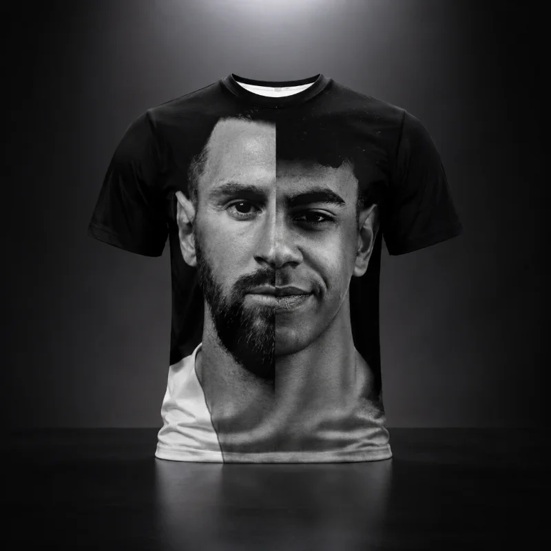 Classic Children's Sports T-shirt, Yamal 3D Printed for Athletes, Suitable for Boys' Commemorative Edition ComfortableT-shirt