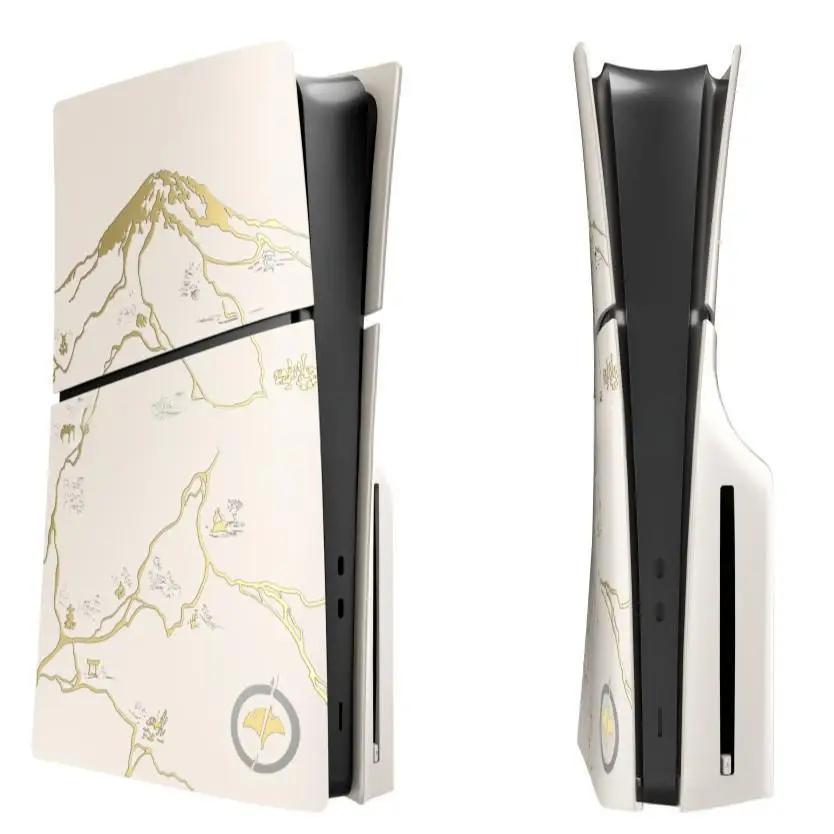 مخصص DIY غطاء لوحة جانبية قسط ABS استبدال شل غطاء غطاء واقٍ مزخرف لهاتف آيفون ل بلاي ستيشن 5 سليم PS5 سليم وحدة التحكم شبح #1