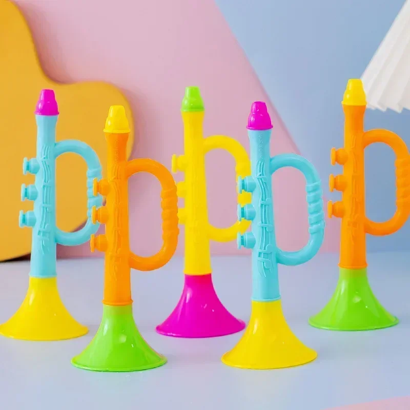 10PCS Baby Music Toys Children Early Montessori Educational Toy Colorful Musical Instruments Games for Kids Trumpet Random Color