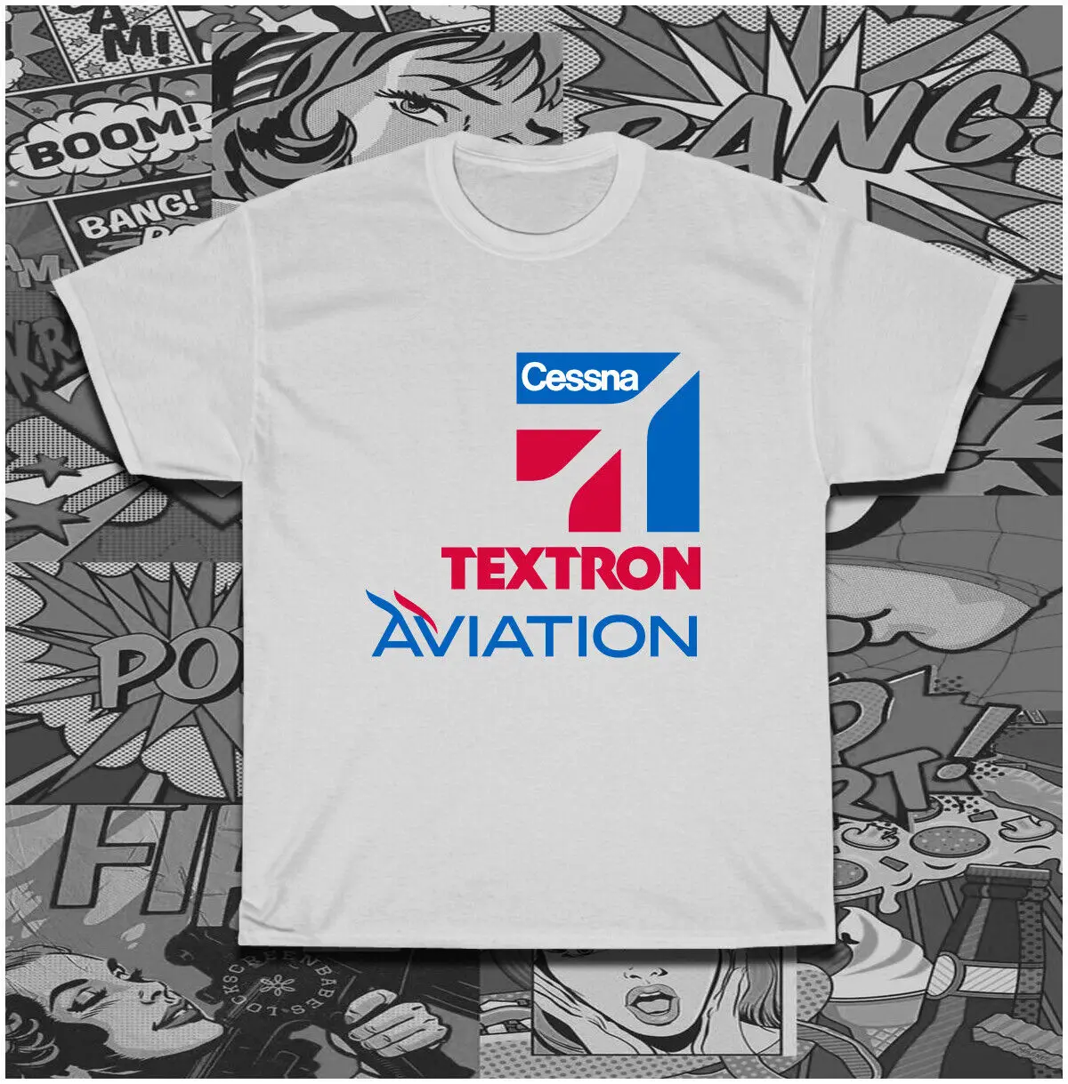 New Cessna Textron Aviation Logo T-Shirt American Size S-5XL T-Shirt