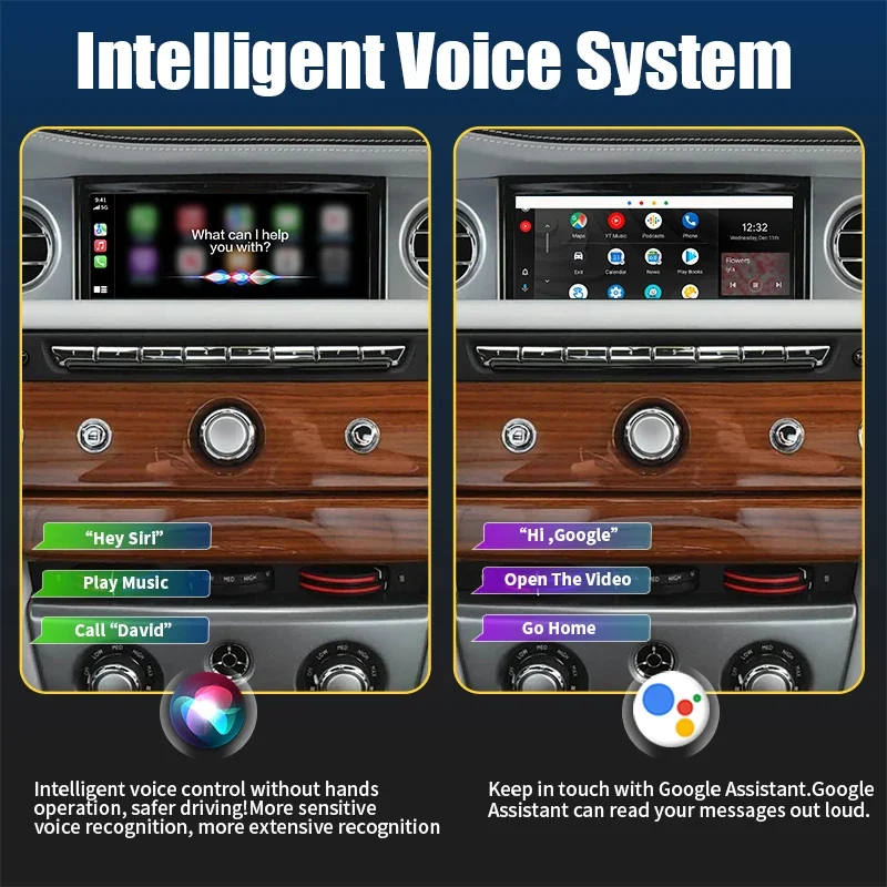 Wireless Carplay Kit For Rolls Royce Wraith Ghost Phantom CIC System with Android Auto CarPlay Airplay Autolink Support Camera