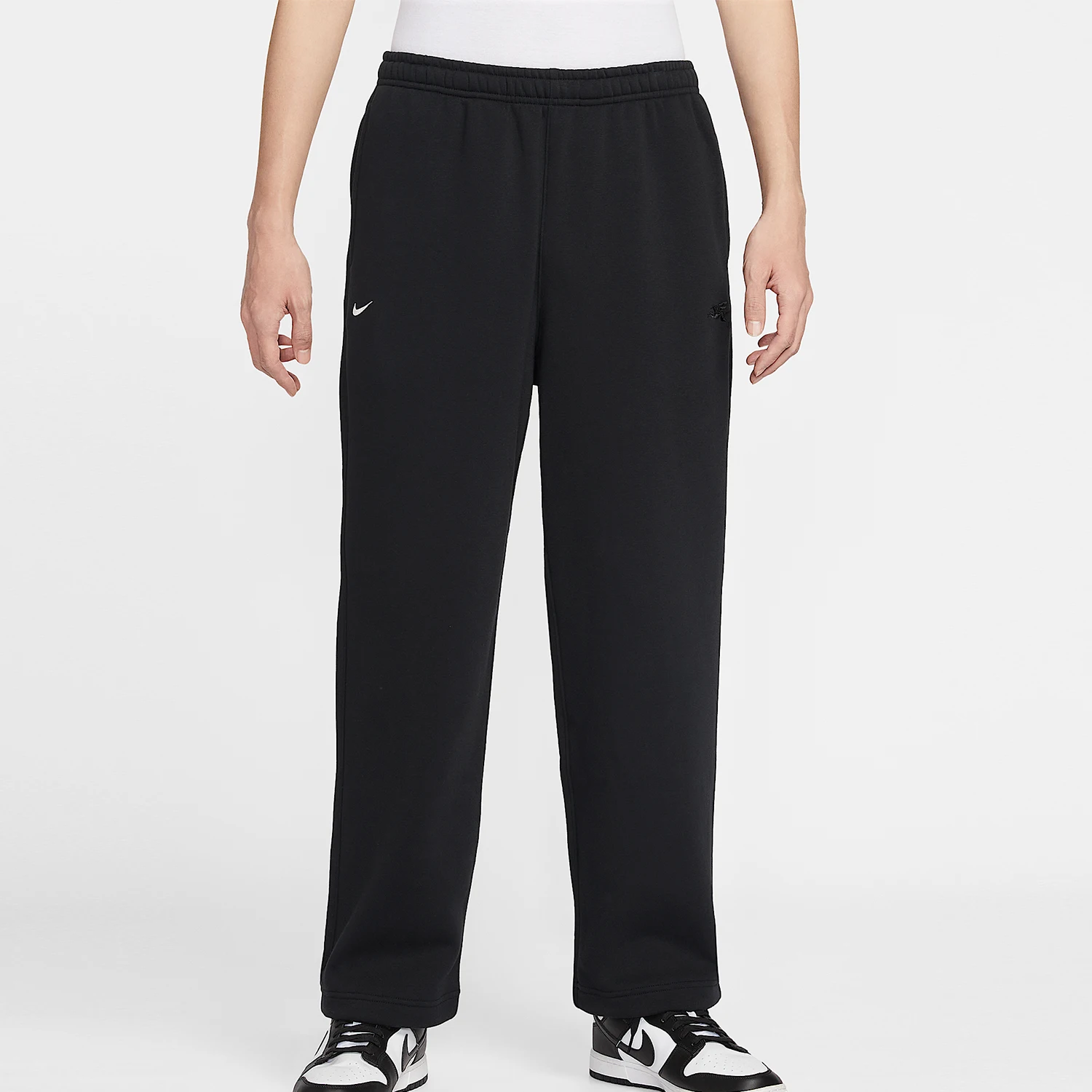 Nike Authentic Authentic Men's Elastic Waist Straight Leg Embroidered Casual Pants IQ3709-010