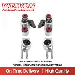 Vitavon Arrma 6S Fireteam Alu7075 Front & Rear hubs for infraction,Mojave
