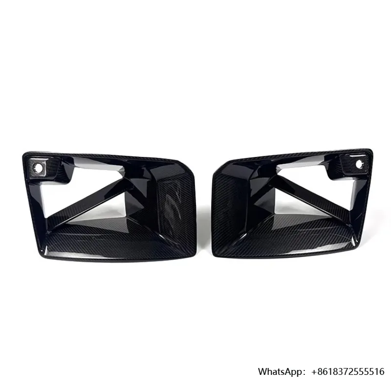 

X High Quality Dry Carbon Fiber Front Bumper Air Vent MP Style 2Series G87 Double Door Front Bar Air Inlet For New M2 Car