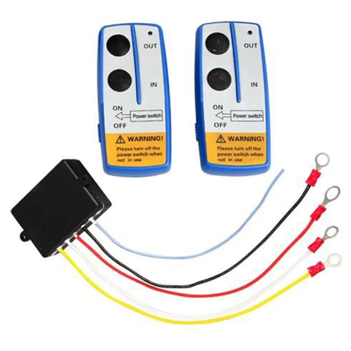 

16X Wireless Winch Remote Control Switch Lift Gate Hydraulic Pump Dump Bed 12V Recovery Tow Truck-A74Z
