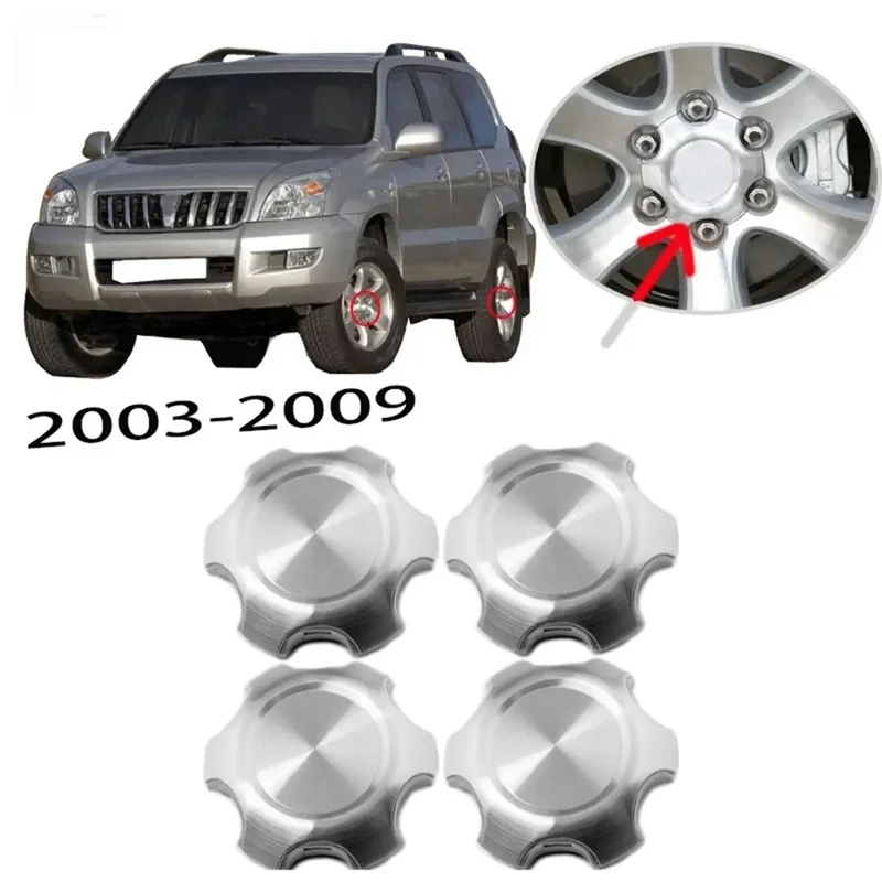 Autó Kerék Középcsatár fedezze huby fedezze Kerékabroncs 42603-60500 számára toyota prado FJ120 4runner 2003-2009 Kicserélés alkatrészek