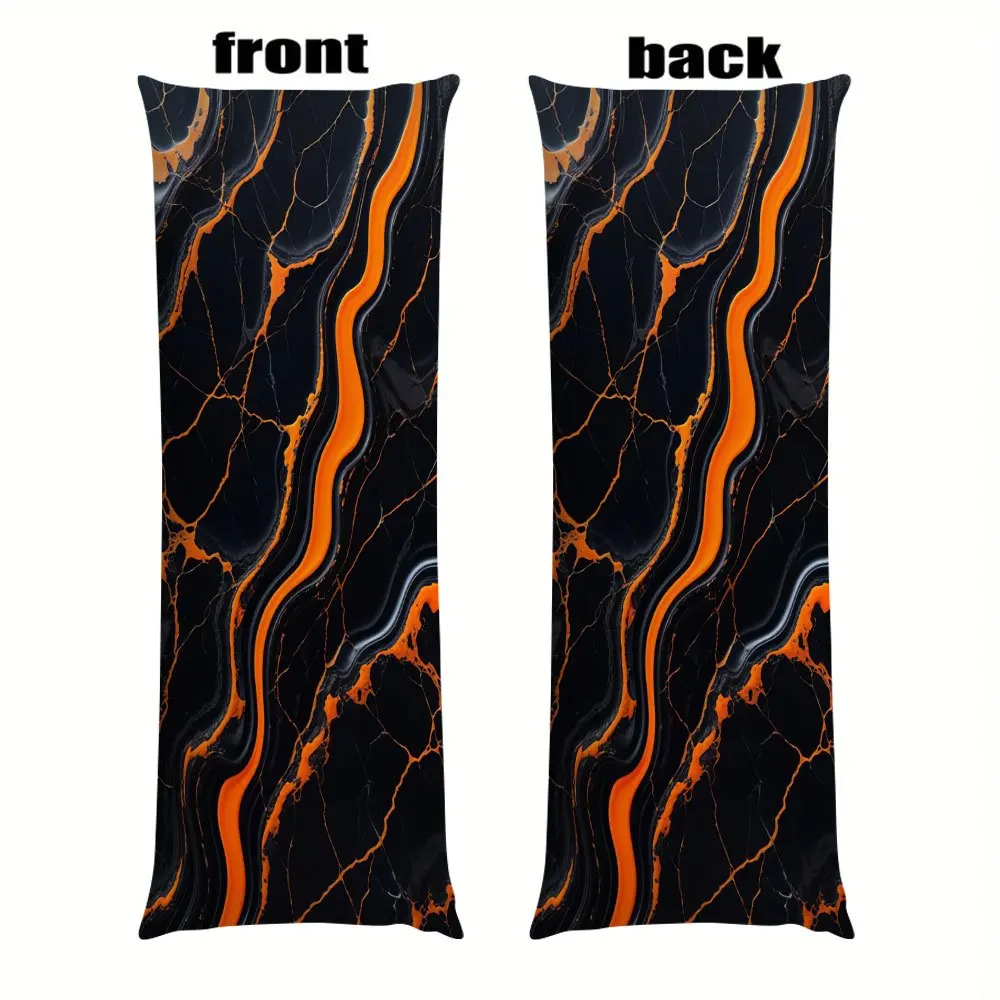 1pc Long Pillowcase, Full Body Pillow Cover Designed for Back/Side/Stomach Sleeping, Zipper Closure And Machine Washable - Home