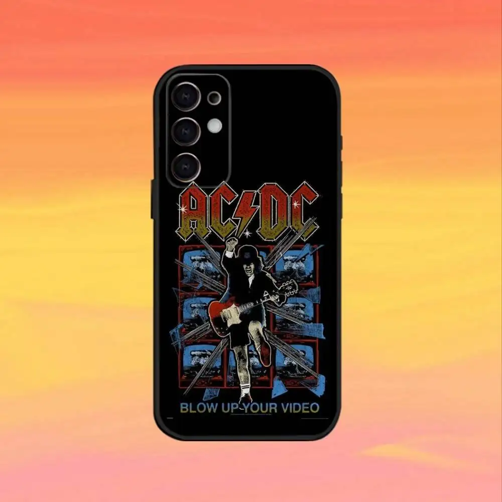 Чехол для телефона A-AC Music D-DC для Samsung S25, S24, S21, S22, S23, S30, Ultra, S20, Plus, Fe, Note, 5G, черный чехол