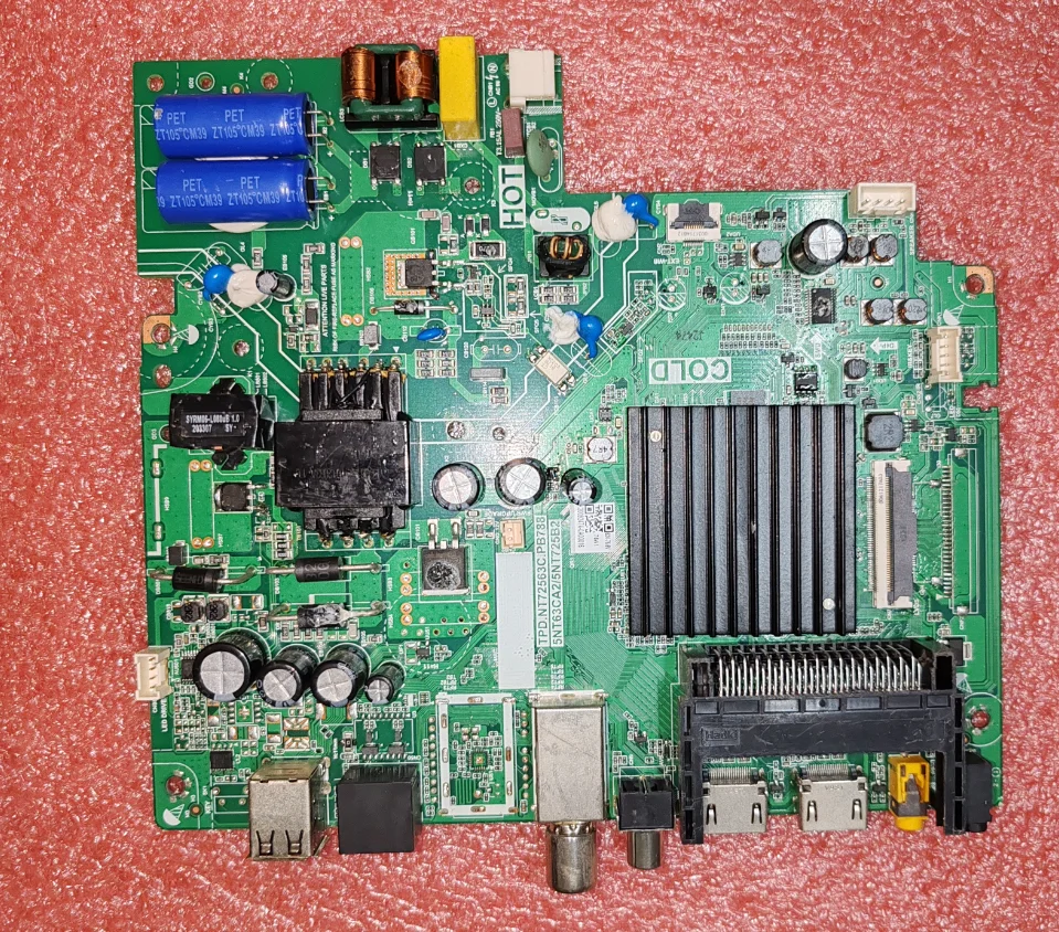 TPD.NT72563C.PB788 5NT63CA2 5NT725B2 Three in one network TV motherboard  Physical photos, tested well