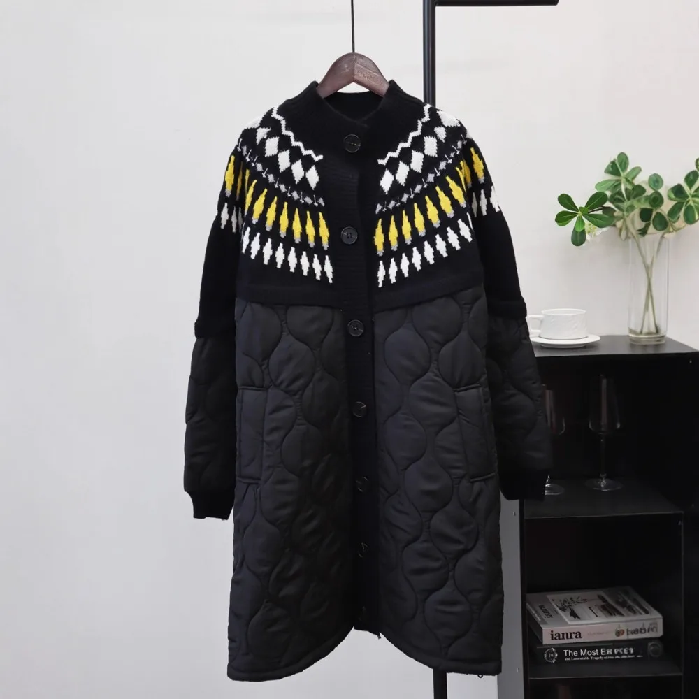 Hit Color Knitted 2026 Ropa Mujer Warm Thicked Woman Cardigan New Loose Pull Single Breasted Pulls Femmes Winter Clothes