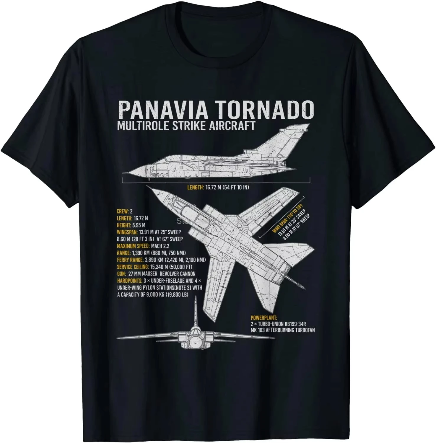 Tornado aeronave raf jet lutador avião plan warplane masculino camiseta curta casual algodão t streetwear oversize