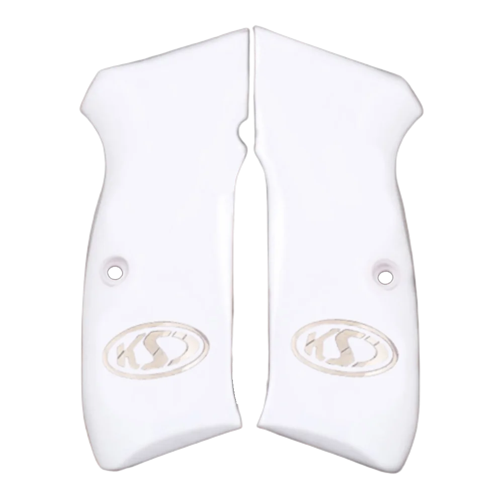 KSD Brand CZ 75, 75B, 75BD, 85 KADET SHADOW1 Compatible White Acrylic Grip