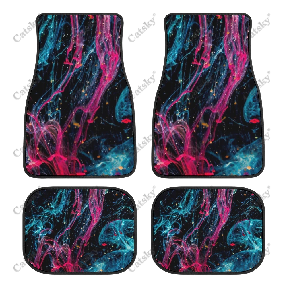 Abstract Sharp Objects Wallpaper Car Floor Mats Suitable for Most Cars Auto Interior Accessories Non-slip Protective Floor Mats