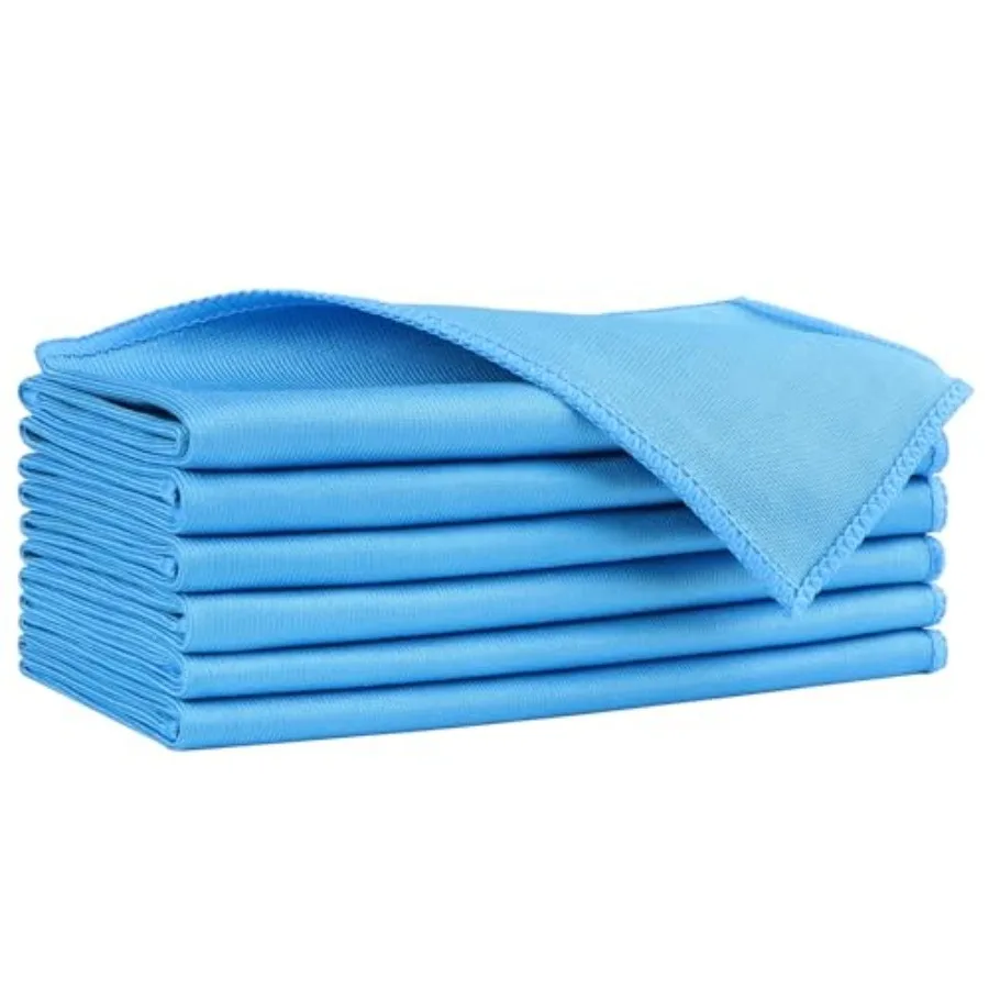 

Microfiber Glass Cleang Cloths 6 PK, Lt Free Streak Free, Reusable Microfiber Magic Cleang Cloth for Cleang Wdows, Glasses, Mir