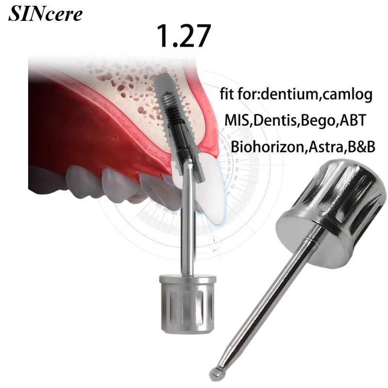 Dental Implant ASC Angulated Angle Torque Screwdriver Fit 1.27 B&B Camlog MIS Bego Denton