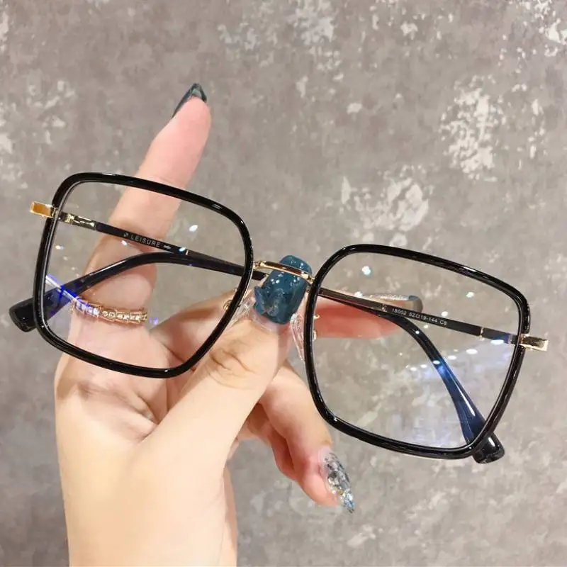 Anti Blue Light Glasses Women Men 2024 Square Gaming Glasses Computer Radiation Protection Optical Eyeglasses Frame Eyewear