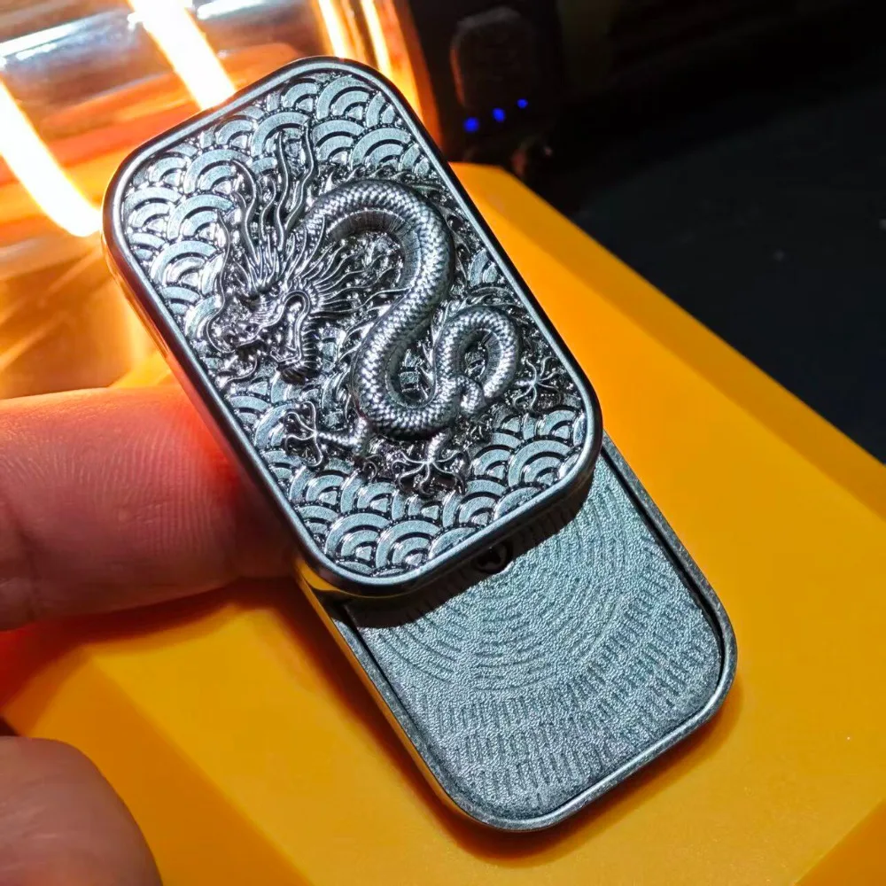 

JYEDC новый черный дракон неограниченное положение камертон механическая металлическая карта на кончике пальца EDC декомпрессионная игрушка