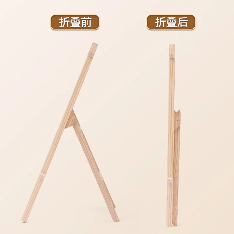 Creative children's small blackboard calligraphy word drawing board store display stand writing board wooden home stall crafts