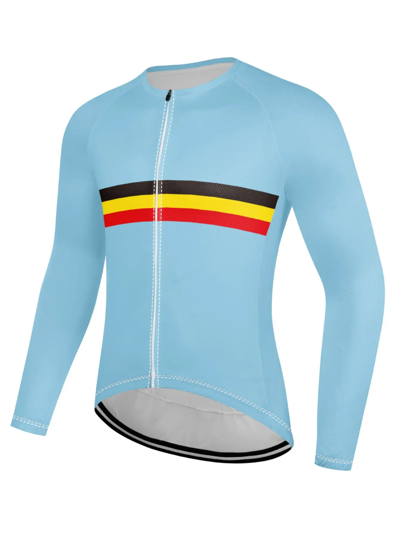 2024 Cycling Jerseys Men Long Sleeve Cycling Fall Winter MTB Road Bike Riding Garment Breathable Road Bicycle Sportswear