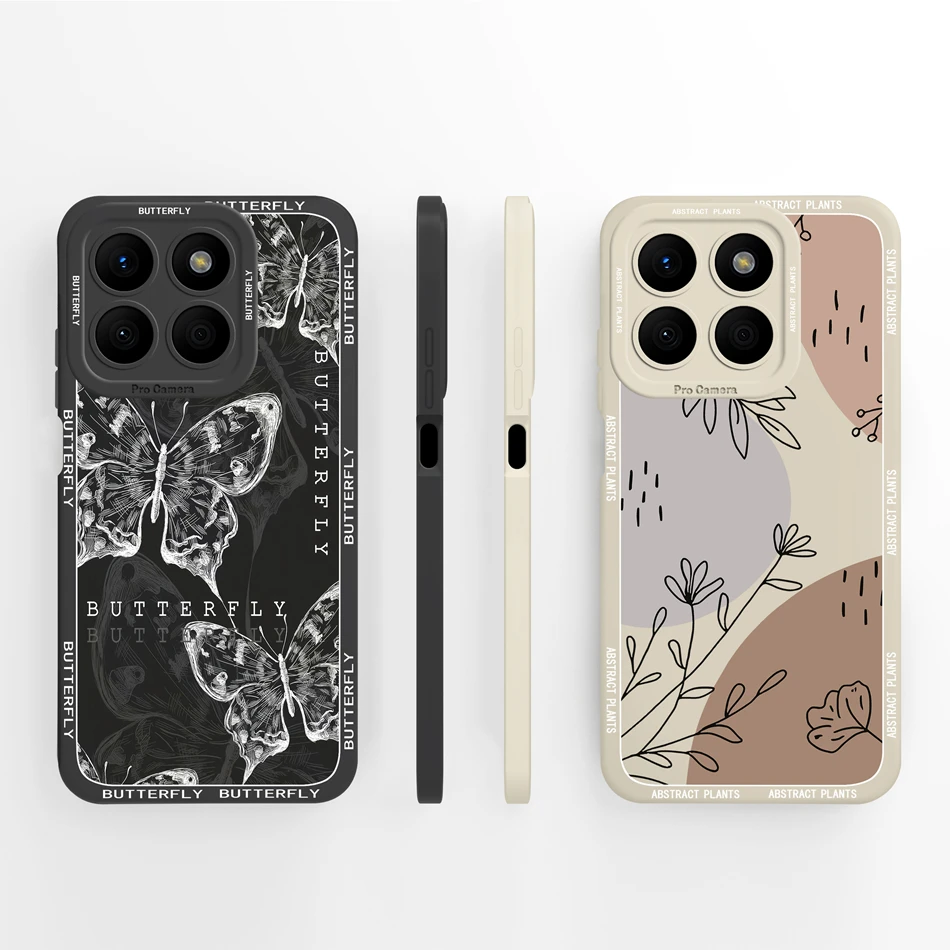 For Honor X8b Case For Honor X8A X8 Phone Back Cover Panda Baby Fundas Full Protection Soft Liquid Silicone Shockproof Bumper