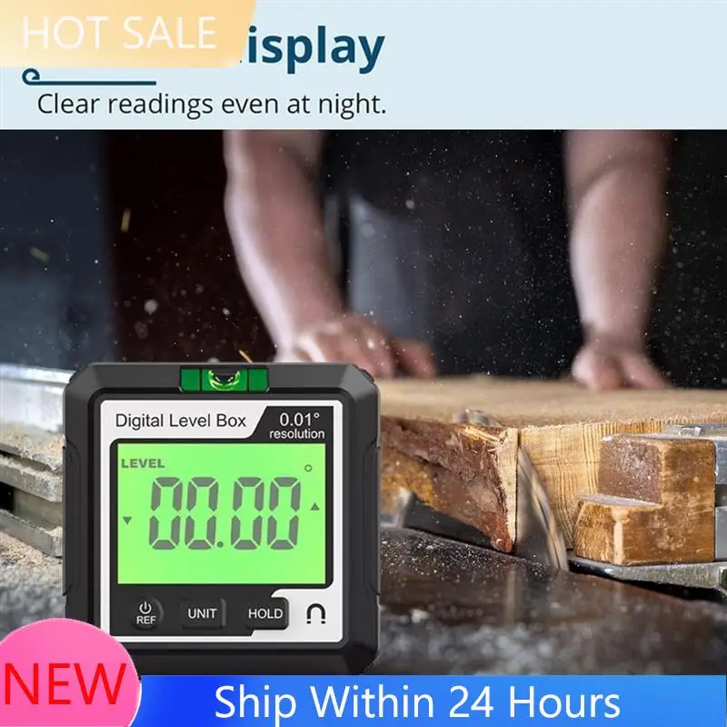 

A78K New Sakerplus-Saker Magnetic Digital Inclinometer, Angle Finder Tool, Protractor Level, Multi Angle Measuring Ruler