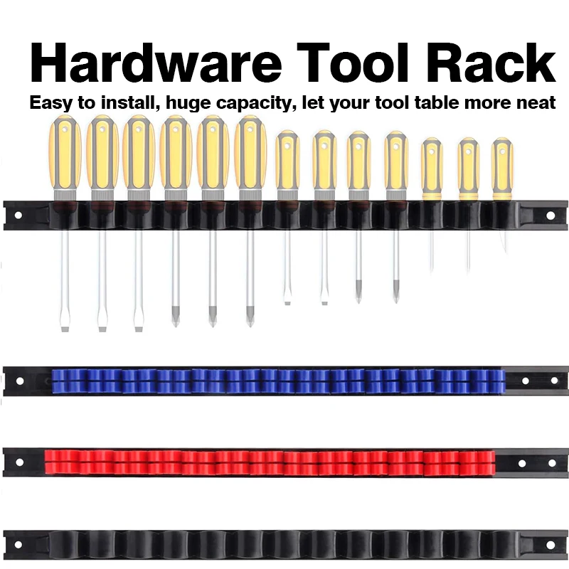 Screwdriver Organizer Wrench Organizer Hand Tool Holder Display Rack For Workshop Vice Wrench Storage Rack Accessories