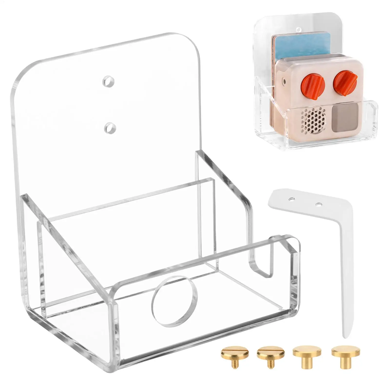 Acrylic Brochure Holder Clear Display Stand Thick And Sturdy Acrylic Clear Pamphlets Document Organizer Transparent Display Stan