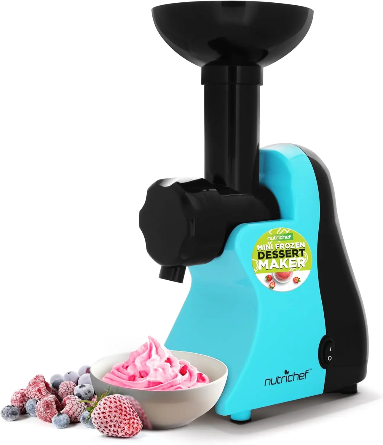 

Electric Frozen Fruit Dessert Maker - Fruit Sorbet Machine - Make Ice Cream, Dessert, Gelato, Smoothies, Slushies &amp