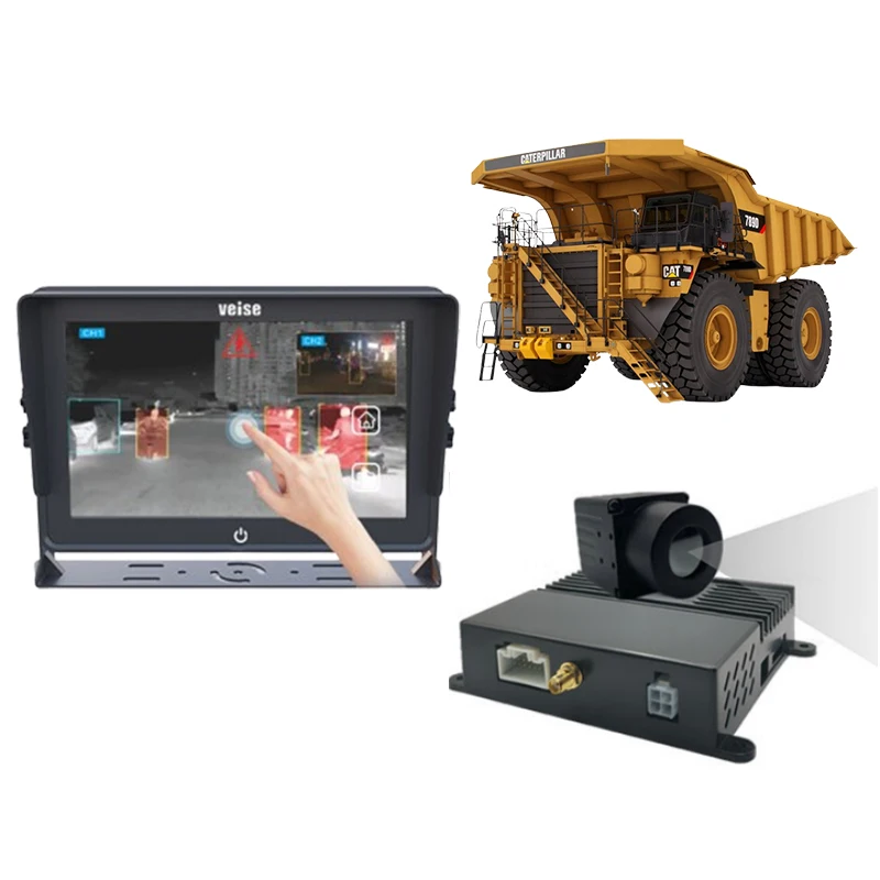 

Hot Sale Dustproof Auto Night Vision Split Screen Thermal Camera Infrared Thermal Imaging on Vehicles