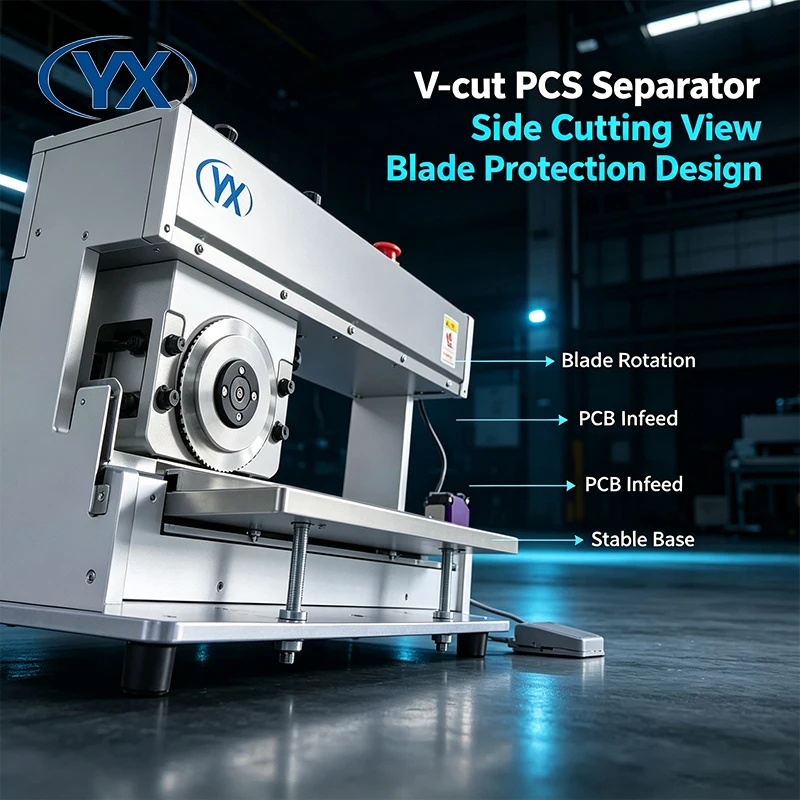 China Factory YX Board V-cut PCB Separator Machine Assemble Routing Machines for High-Density PCBs