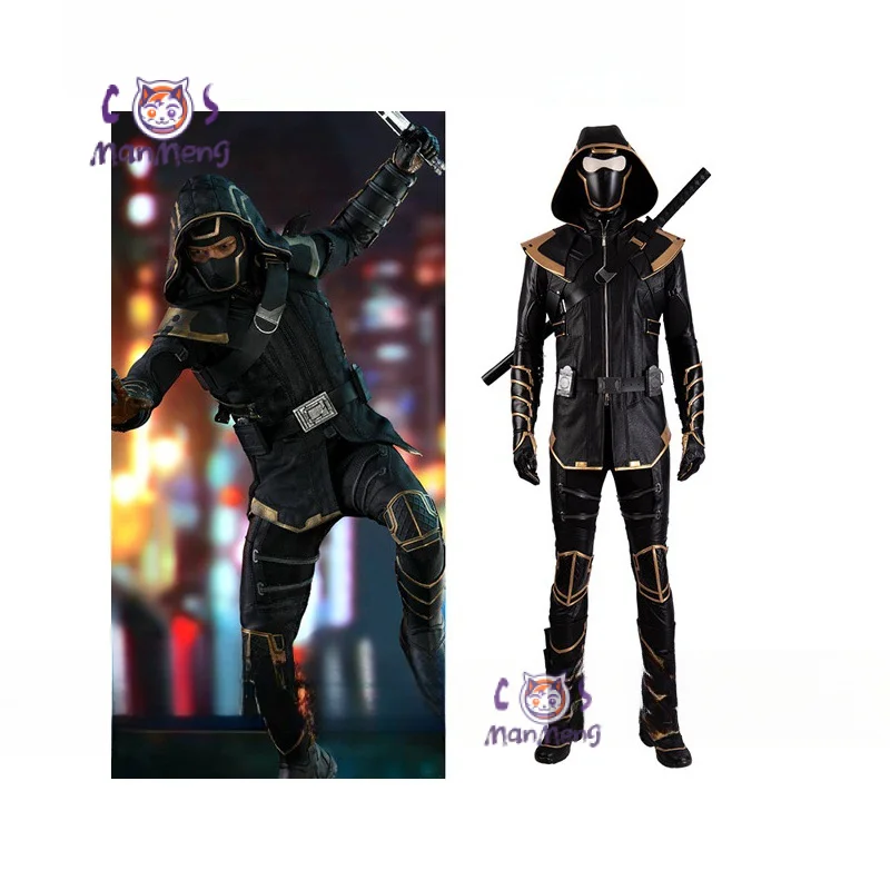 Hawkeye Superhero Cosplay Ronin Costume Shoes masks Thanos Outfits Hoodie Luxious Uniforms Party Carnival for Adult Men Any Size