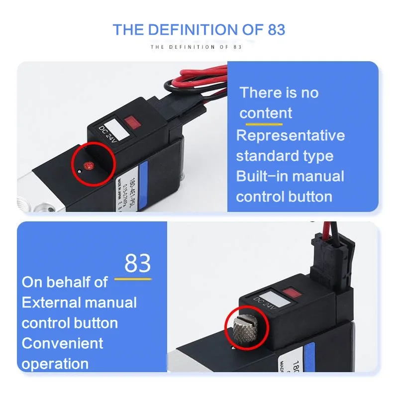 180 110 240 Series Two-position five-way solenoid valve 240-180-110-4E1-4E2-83-PLL-PSL-12V-24V-110V-220V KOGANEI Solenoid Valve