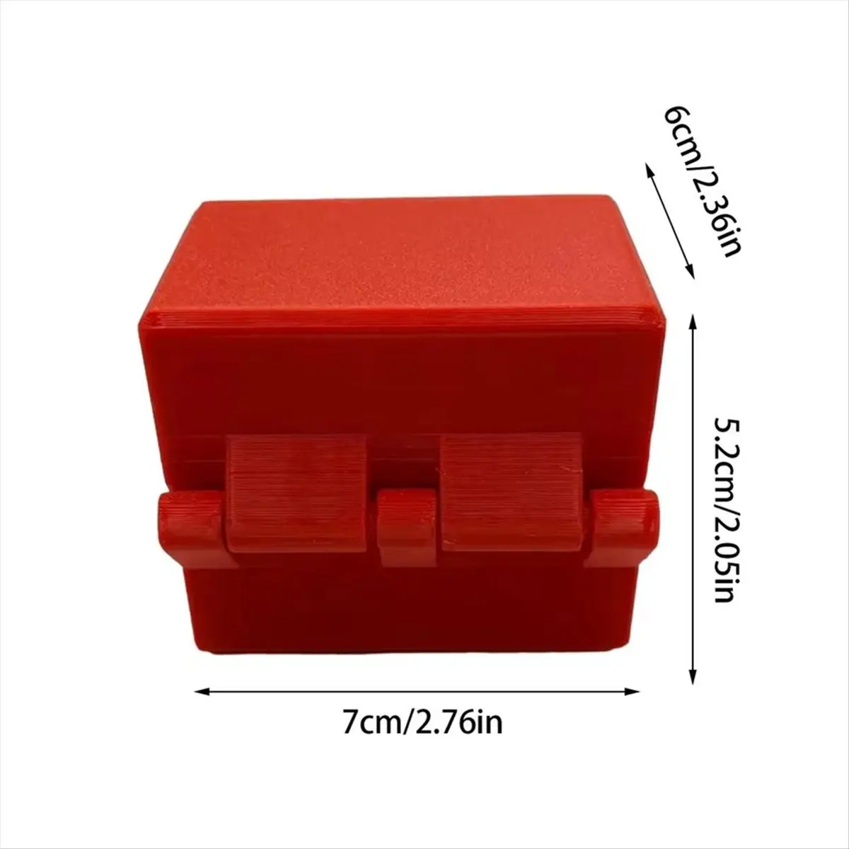 A43M Funny Prank Box Storage Box Just in Case Prank Stuff Desk Decor Weird Stuff Small Box with Word Jewelry Organizer