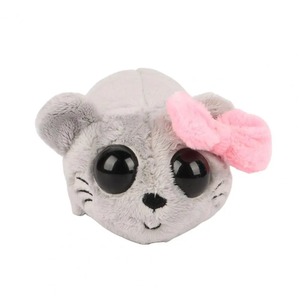 Triste criceto peluche morbido criceto bambola per bambini adulti peluche portachiavi decorativo modello musicale ciondolo peluche