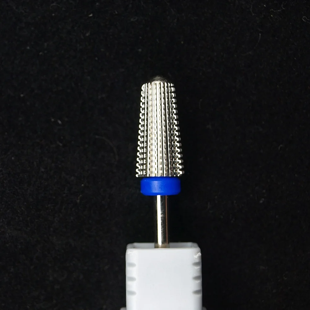 5-in-1 Silver Tungsten Carbide Nail Drill Bit Multifunction Round Milling Cutter for Left and Right Hand Manicure Pedicure