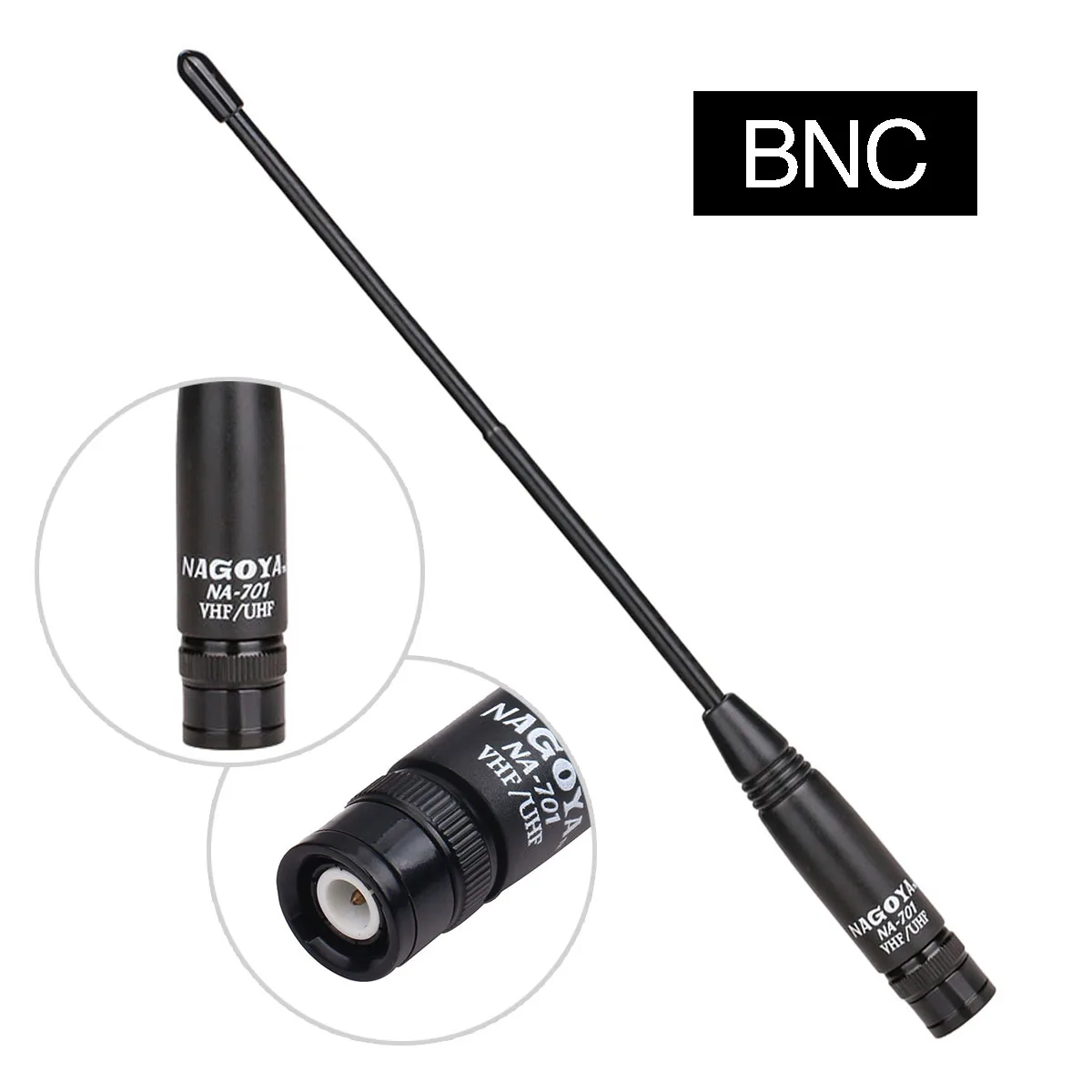 

Nagoya NA-701 BNC/Male Dual Band Soft Antenna UHF/VHF Walkie Talkie 144/430Mhz For Baofeng UV32 UV-5RH UV-21 PRO Two Way Radio