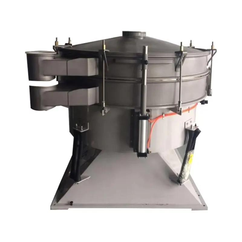 China Stainless Steel Vibrating Swing Sieve Machine for Food Processing with Motor