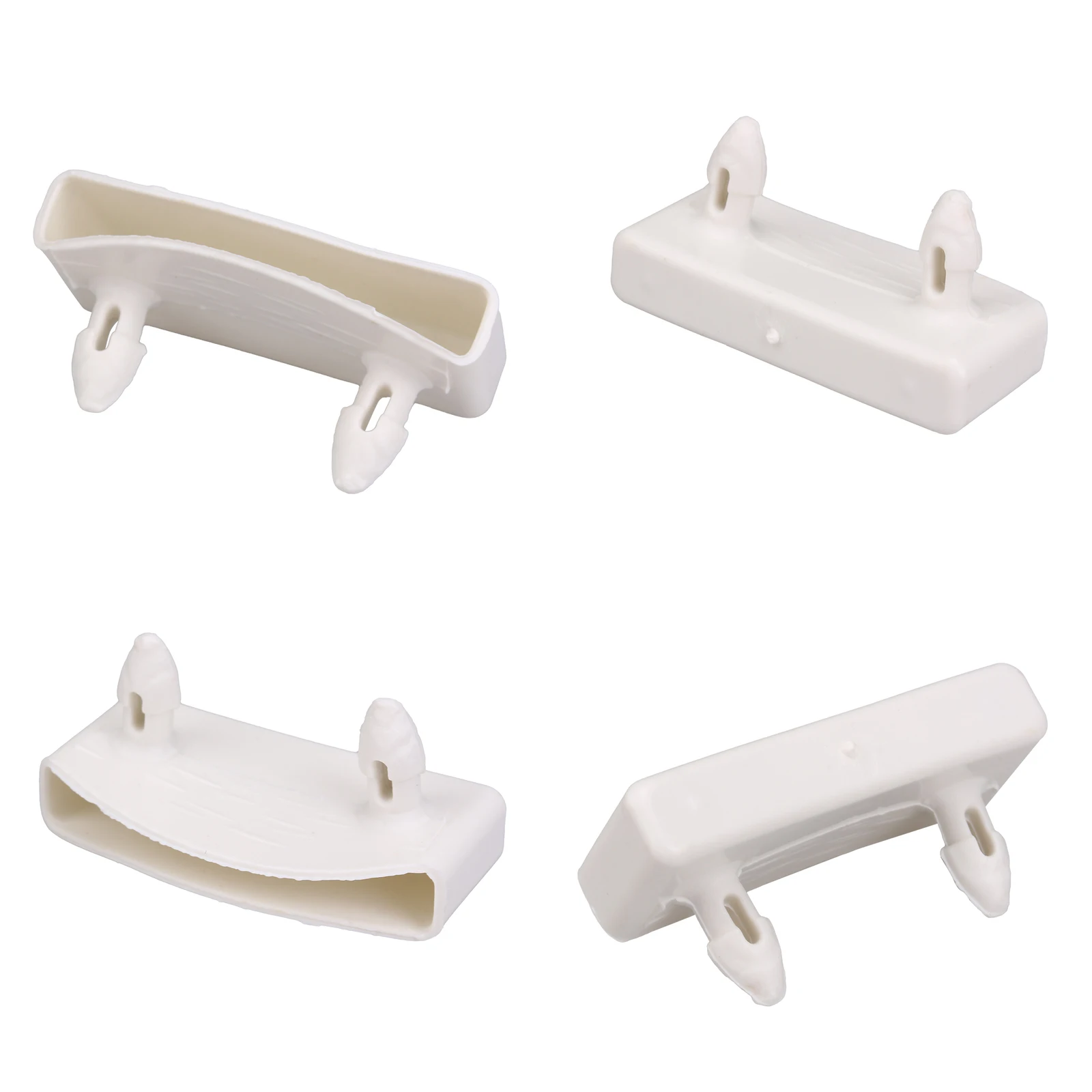 30PCS Inner Length 55mm White Plastic Bed Slat Single End Holder for Bed