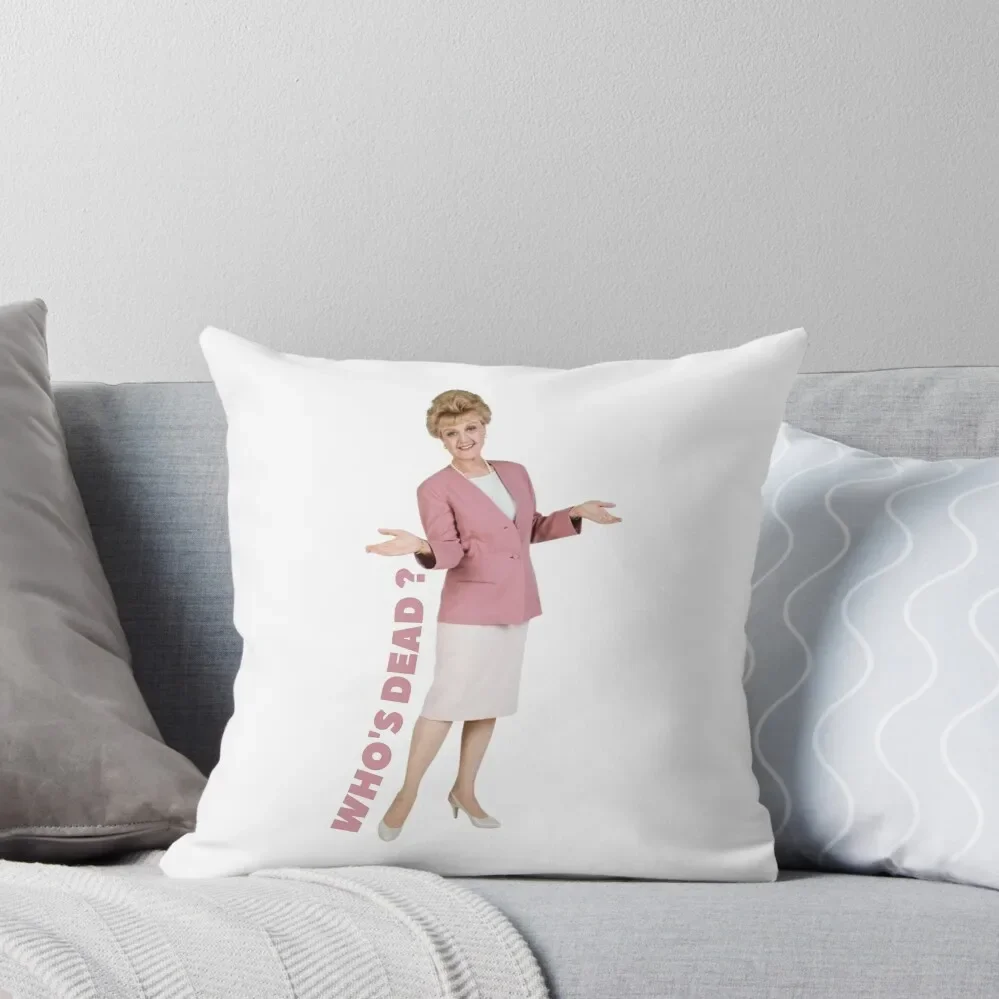 Angela Lansbury who is dead pink Throw Pillow Christmas Throw Pillows Covers Marble Cushion Cover autumn pillowcase pillow