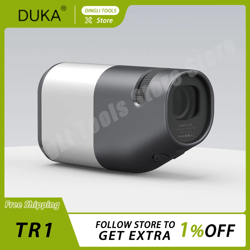 

Duka Atuman Tr1 Sport Laser Rangefinder For Golf Hunting Range Finde Distance Slope Measuring High-Precision Flag Locking Custom