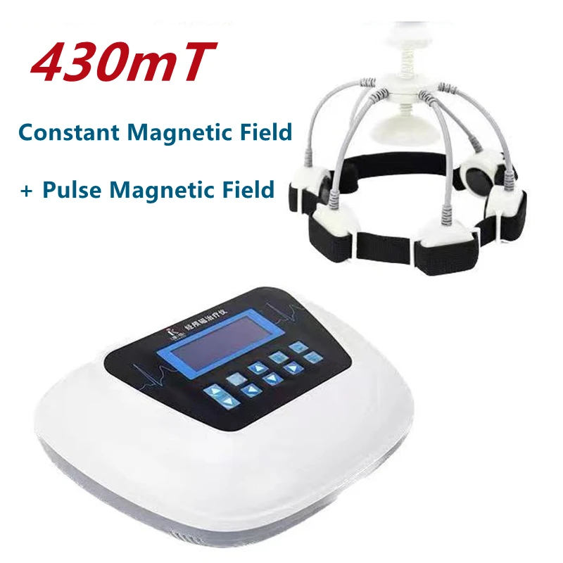 430mT Dual Magnetic Field Transcranial Magnetic Stimulator Difunctional Parkinson's Disease Insomnia Anxiety Depression r-TMS