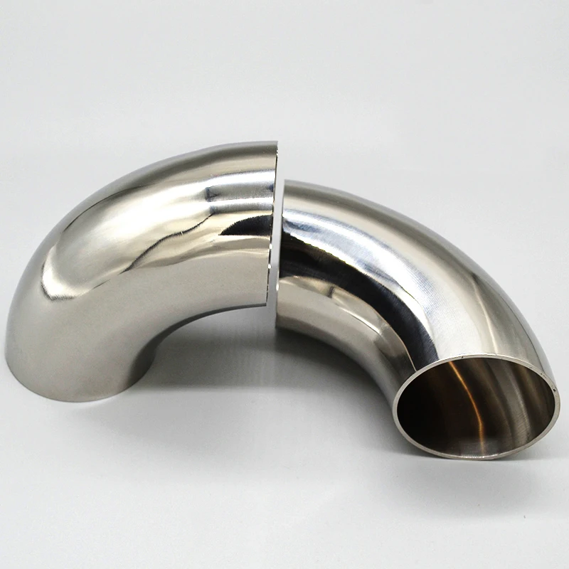 1 304 stainless steel elbow 90 degree angle elbow welded exhaust pipe connection pipe 1.5mm thick 51mm 54mm 57mm 63mm 76mm
