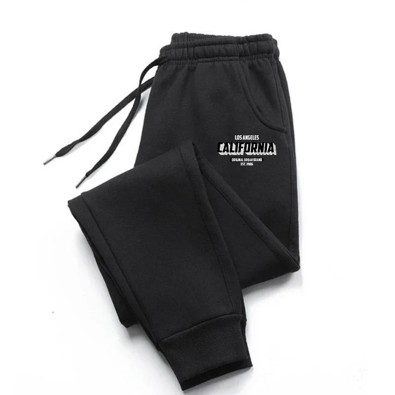 

Men's Winter Armor Style Sweatpants Solid Color Heavy Feel Warm Joggers Drawstring Waist Sports Pants For Outdoor And Downtime