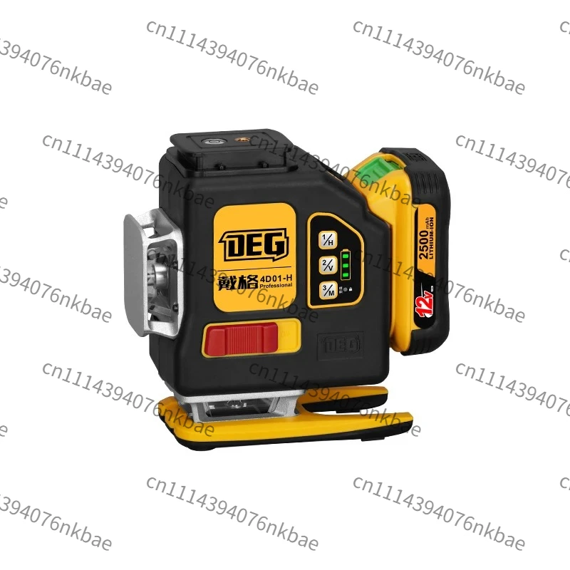12-Line 360 ° Self-leveling Horizontal and Vertical Crossing Line Measurement Tool